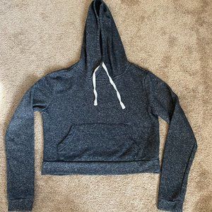 Forever 21 Gray Crop Hoodie